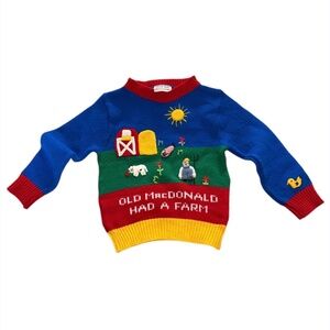 Vintage Harlequin Designs Children's Farm Sweater